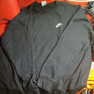 Nike Men's Classic Black Crewneck Sweater